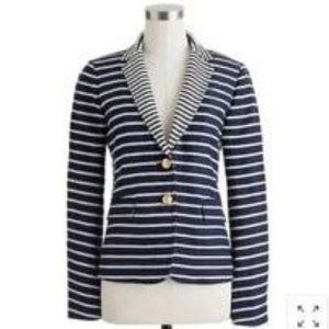 EUC J.Crew Schoolboy Blazer in Mixed Stripe 39921